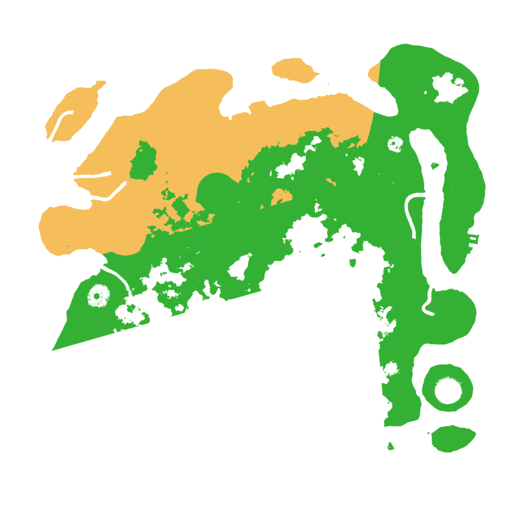 Biome Rust Map: Procedural Map, Size: 3500, Seed: 67996470