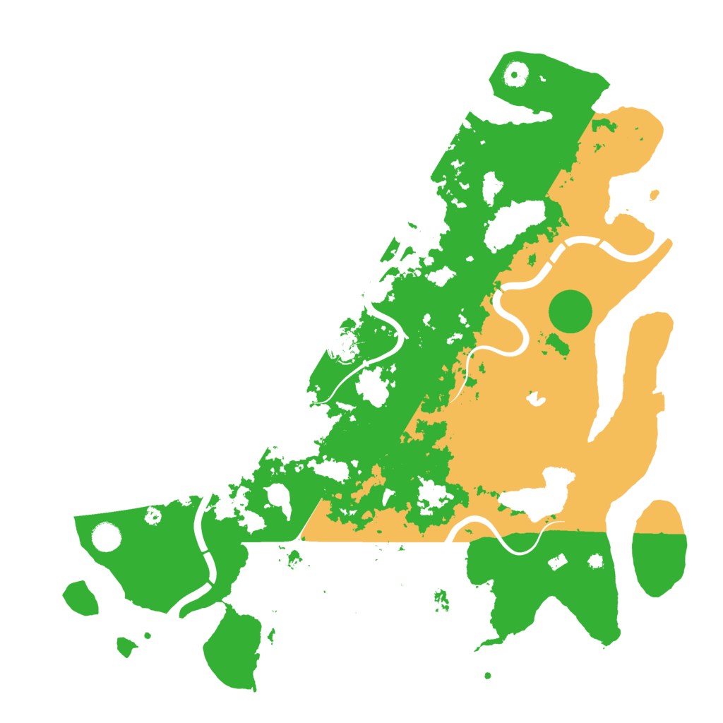 Biome Rust Map: Procedural Map, Size: 4400, Seed: 33300550