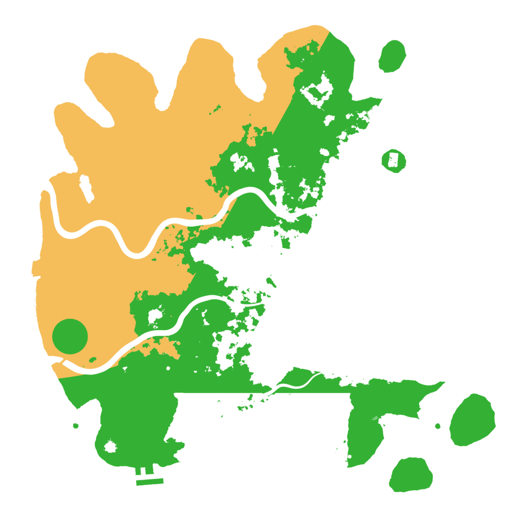 Biome Rust Map: Procedural Map, Size: 3900, Seed: 61262934