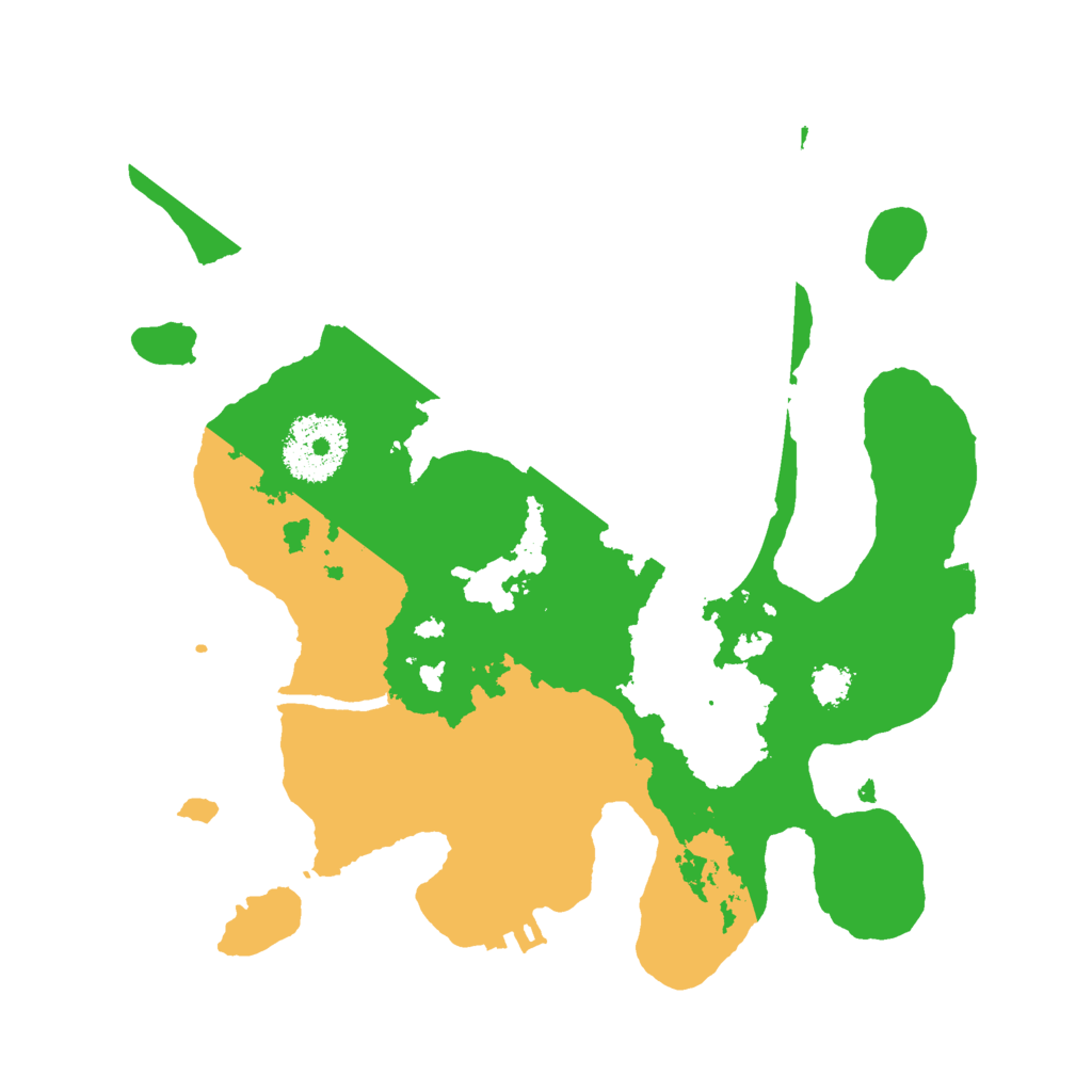 Biome Rust Map: Procedural Map, Size: 2500, Seed: 8365