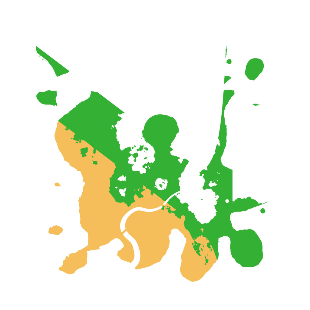 Biome Rust Map: Procedural Map, Size: 2500, Seed: 8365