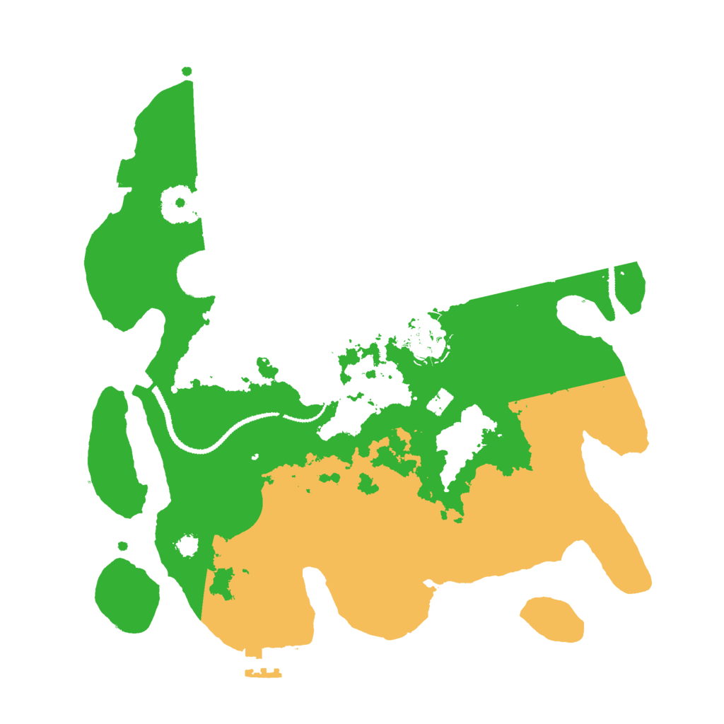 Biome Rust Map: Procedural Map, Size: 3000, Seed: 1237558114