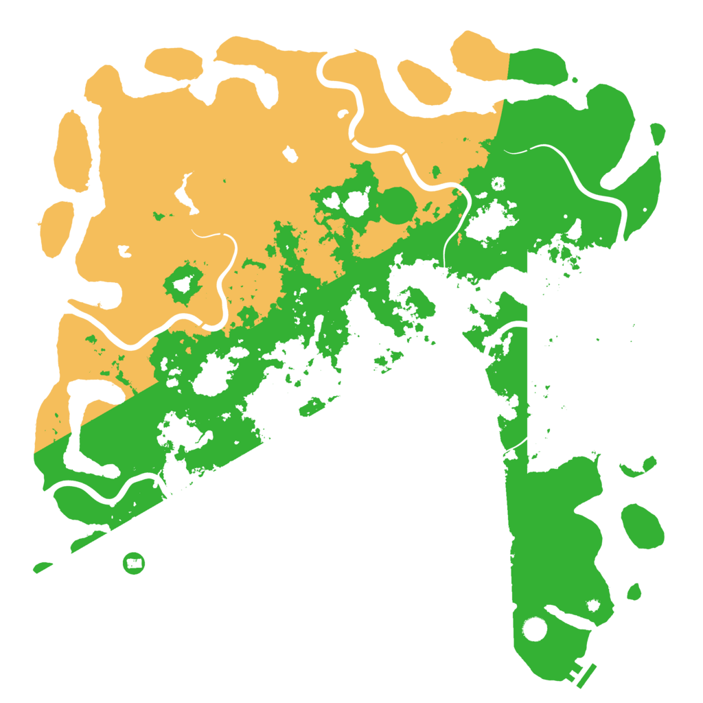 Biome Rust Map: Procedural Map, Size: 5100, Seed: 1474695360
