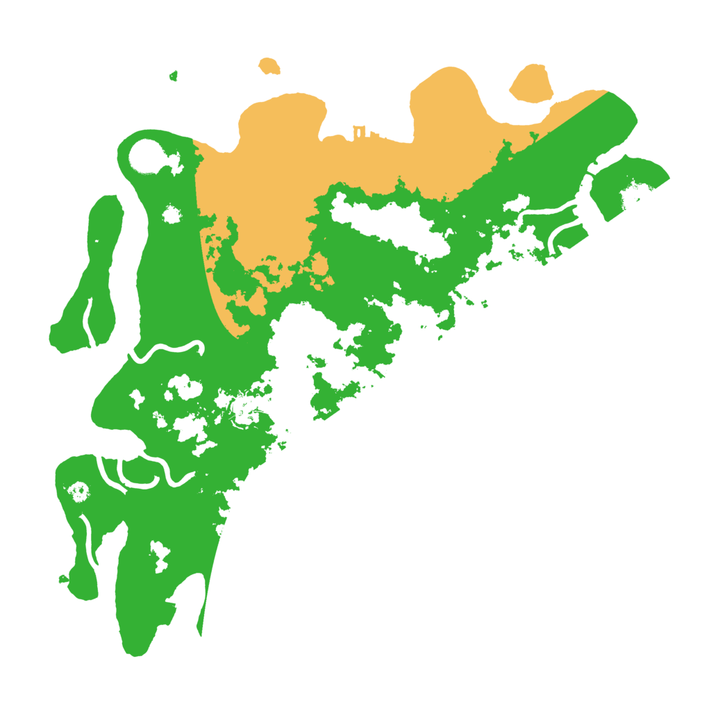 Biome Rust Map: Procedural Map, Size: 3600, Seed: 98445638