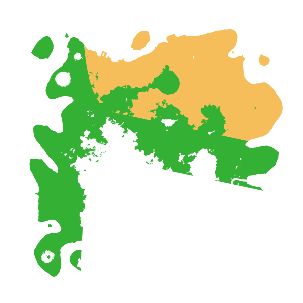 Biome Rust Map: Procedural Map, Size: 3600, Seed: 89196594