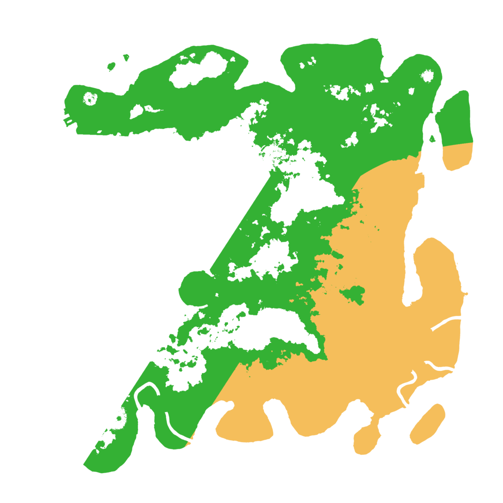 Biome Rust Map: Procedural Map, Size: 3800, Seed: 5738328