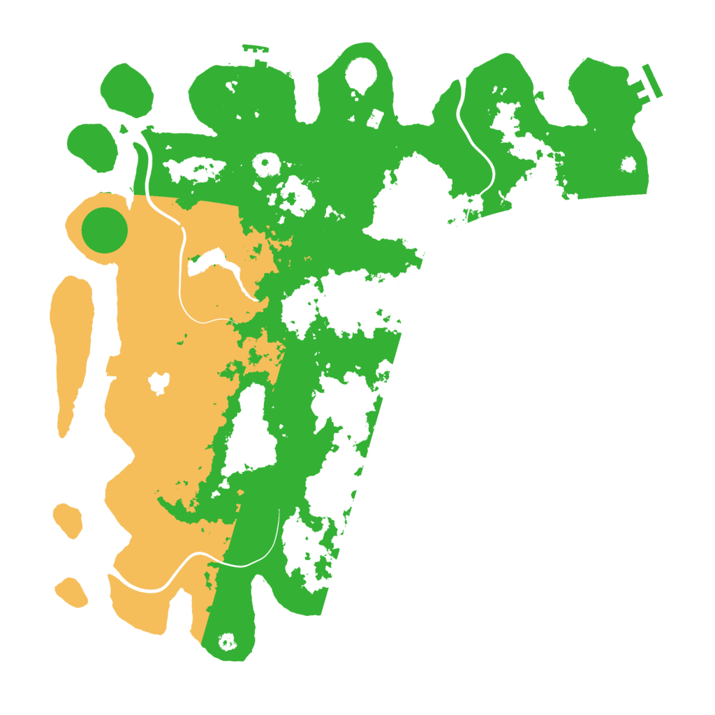 Biome Rust Map: Procedural Map, Size: 4100, Seed: 2148802
