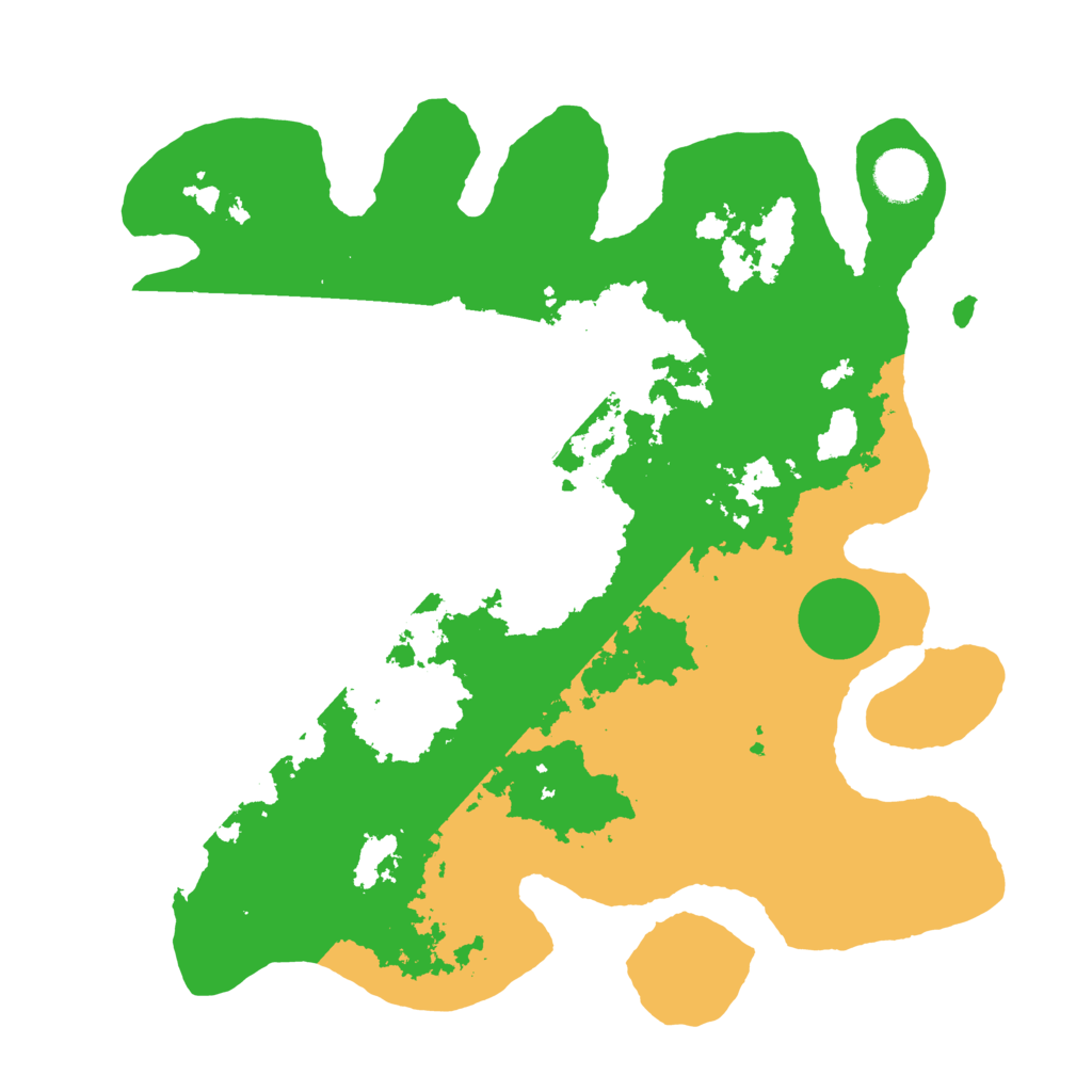 Biome Rust Map: Barren, Size: 3550, Seed: 25827892