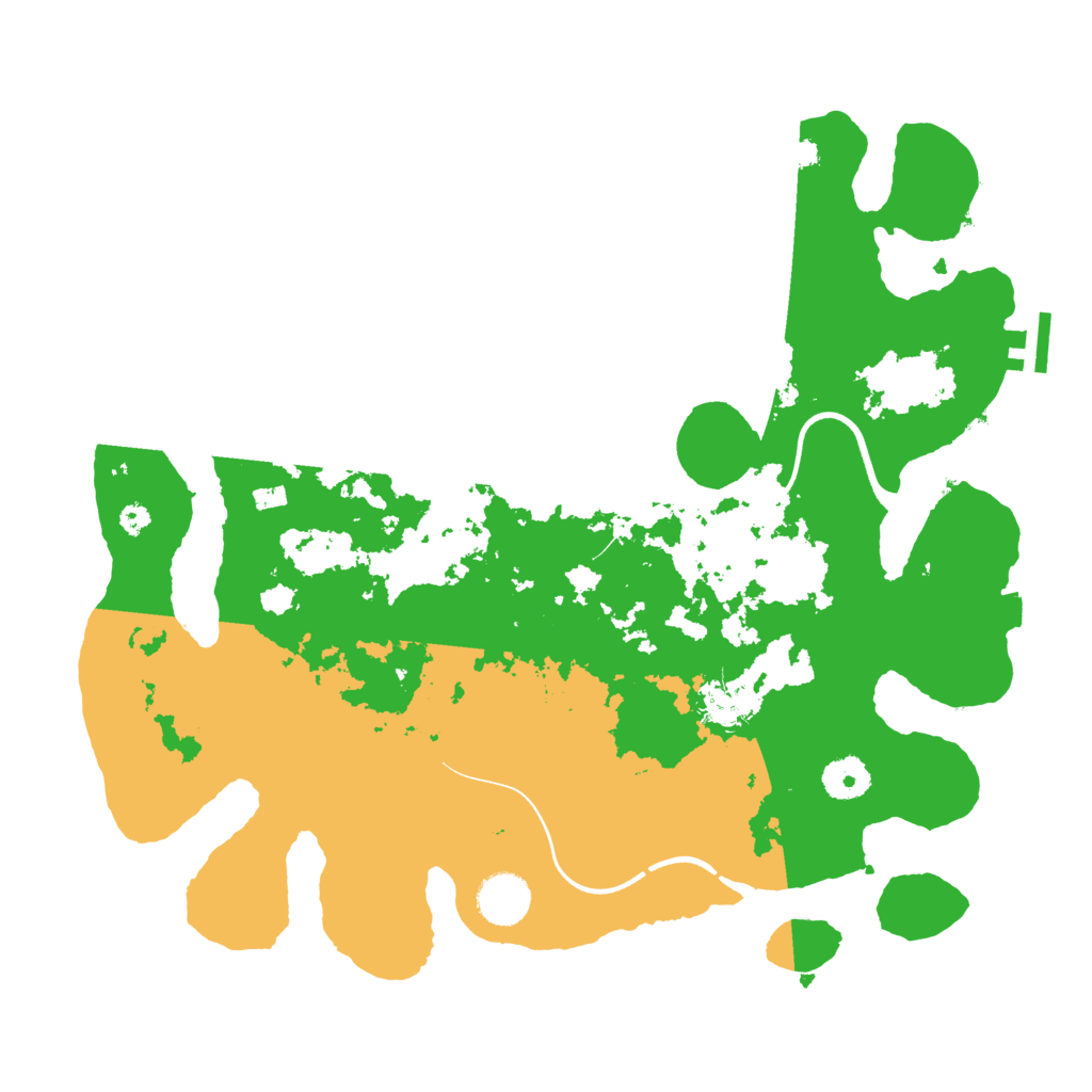 Biome Rust Map: Procedural Map, Size: 3650, Seed: 66834741