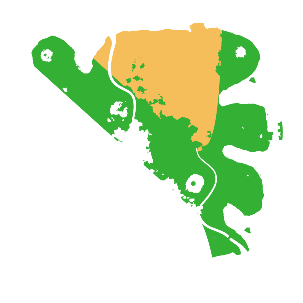 Biome Rust Map: Procedural Map, Size: 2500, Seed: 4367