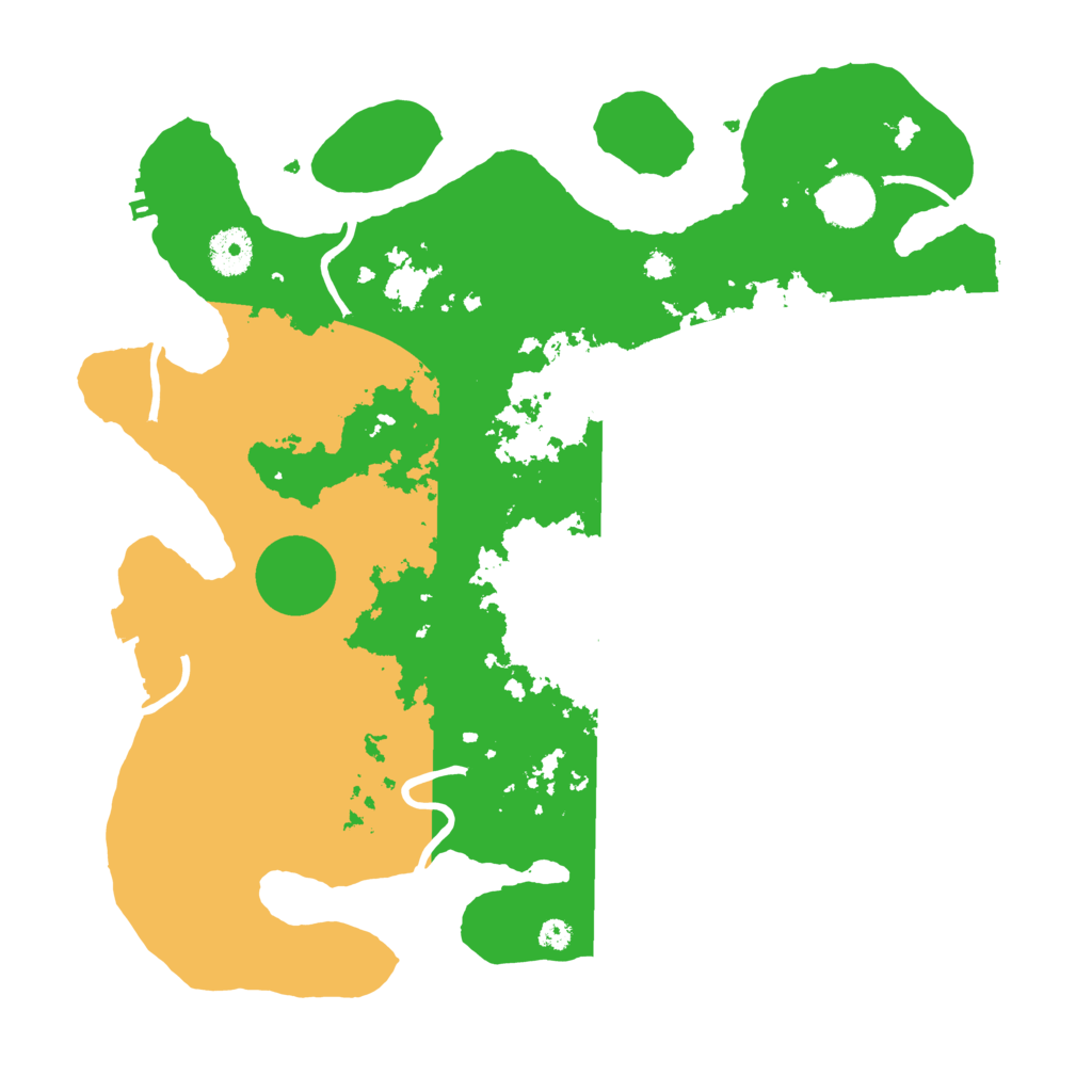 Biome Rust Map: Procedural Map, Size: 3600, Seed: 65568672