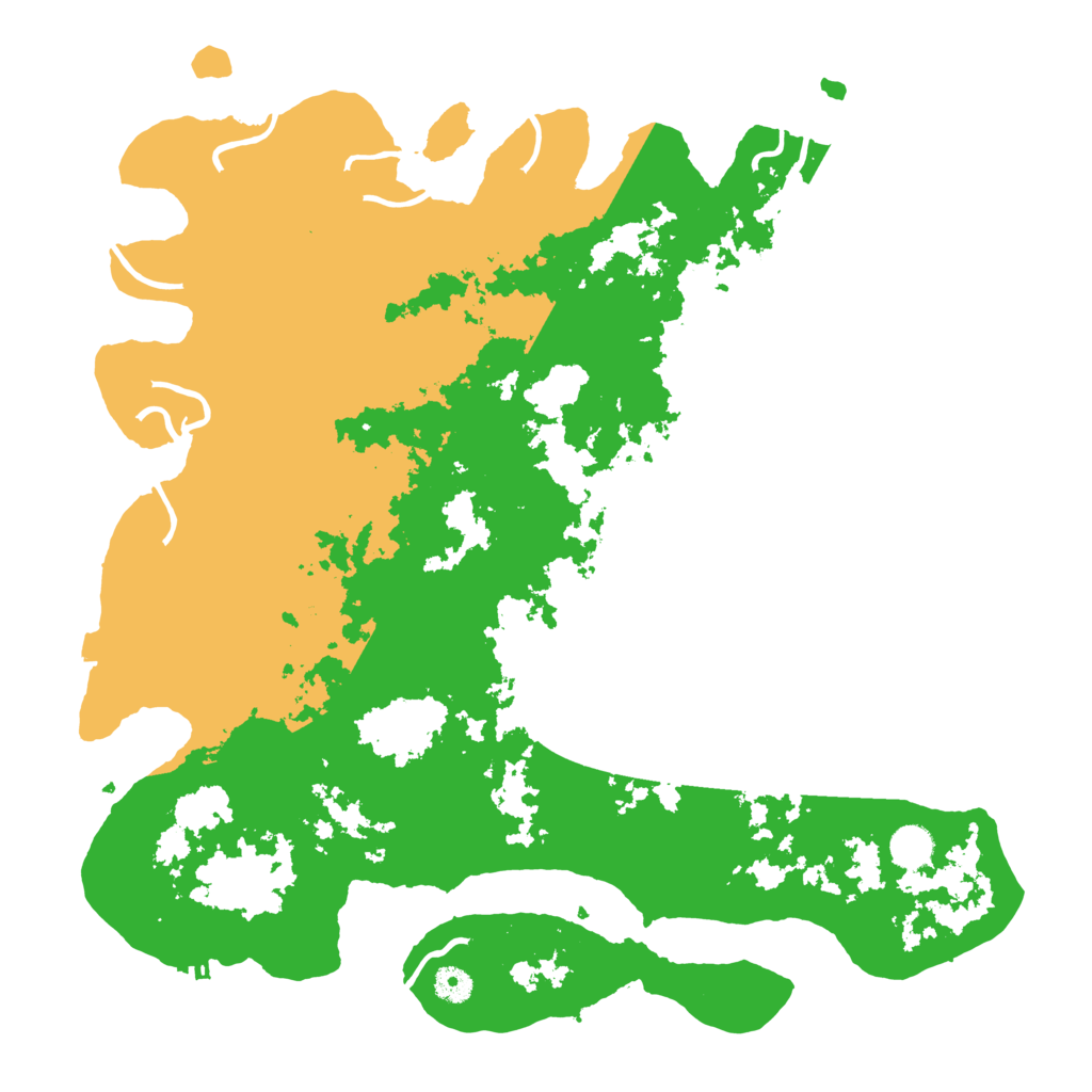 Biome Rust Map: Procedural Map, Size: 4400, Seed: 52838716