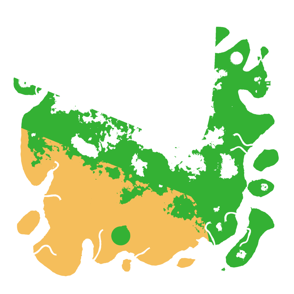 Biome Rust Map: Procedural Map, Size: 4100, Seed: 39284744