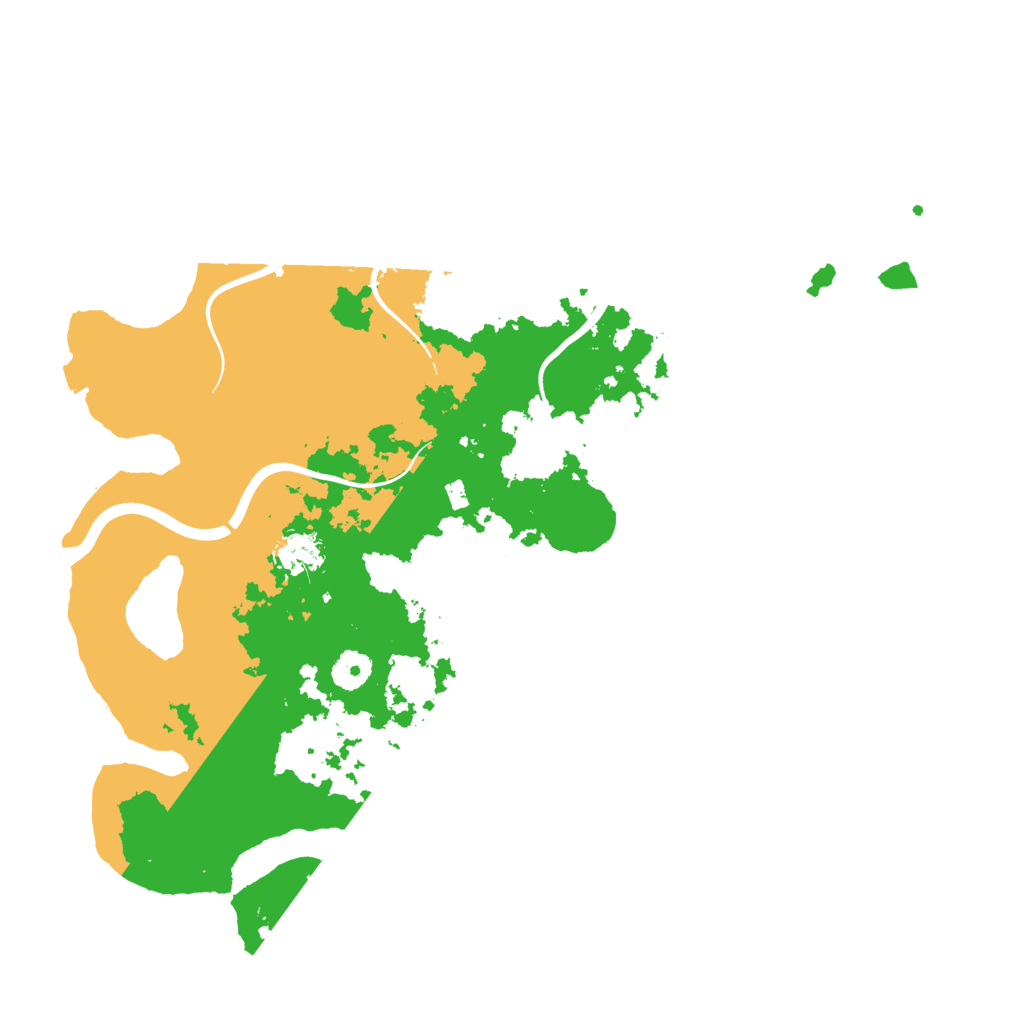 Biome Rust Map: Procedural Map, Size: 3950, Seed: 36567616