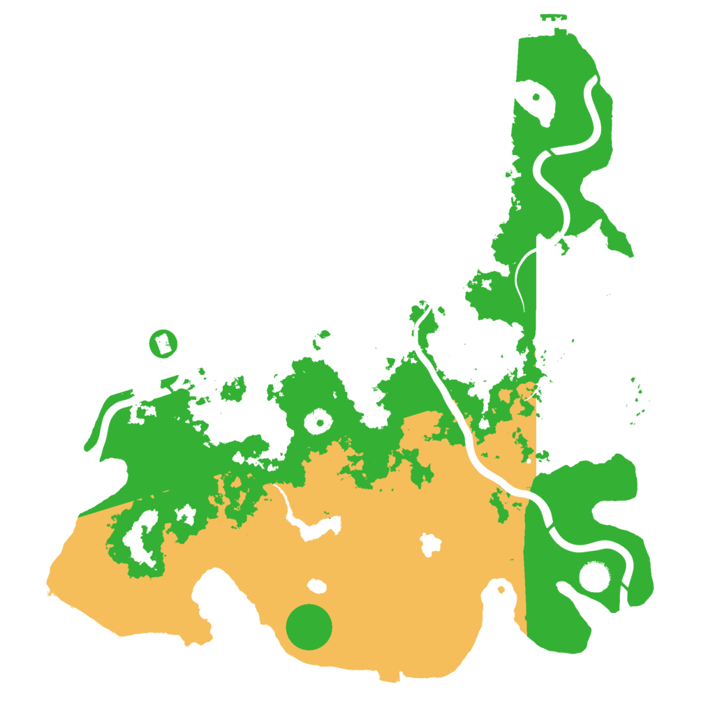 Biome Rust Map: Procedural Map, Size: 4100, Seed: 12520763