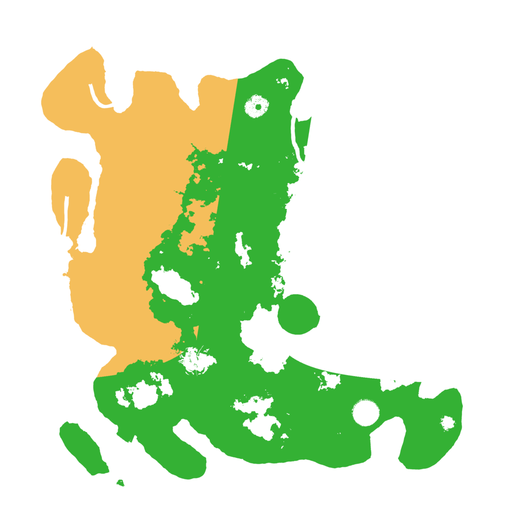 Biome Rust Map: Procedural Map, Size: 3500, Seed: 86888309