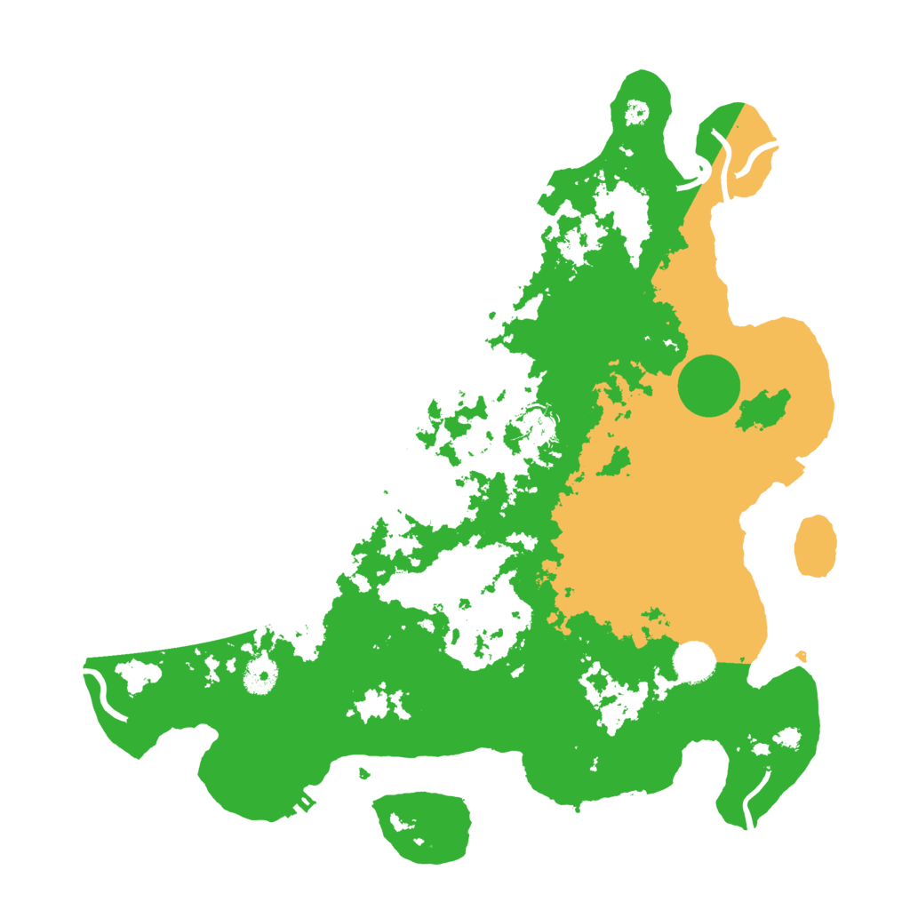 Biome Rust Map: Procedural Map, Size: 3850, Seed: 54119957