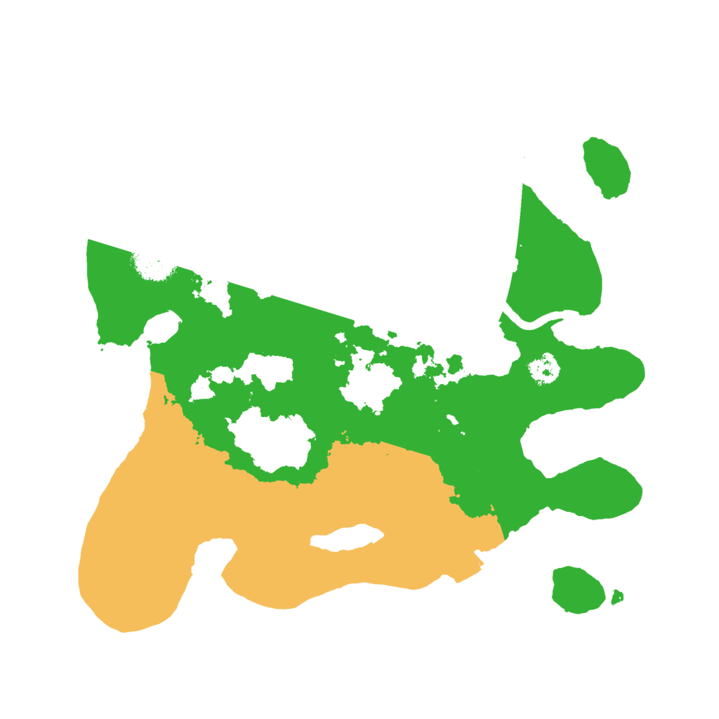 Biome Rust Map: Procedural Map, Size: 2500, Seed: 1428325826