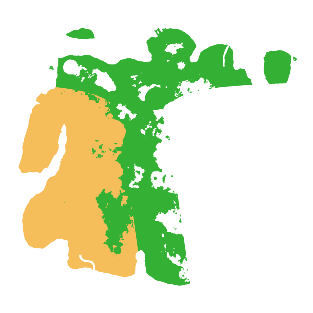 Biome Rust Map: Procedural Map, Size: 3700, Seed: 71896829