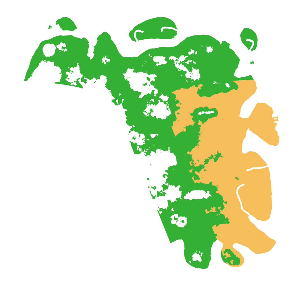 Biome Rust Map: Procedural Map, Size: 4100, Seed: 63558995