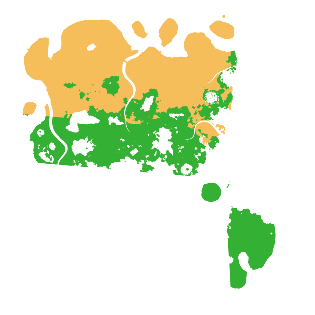 Biome Rust Map: Procedural Map, Size: 4400, Seed: 23659162