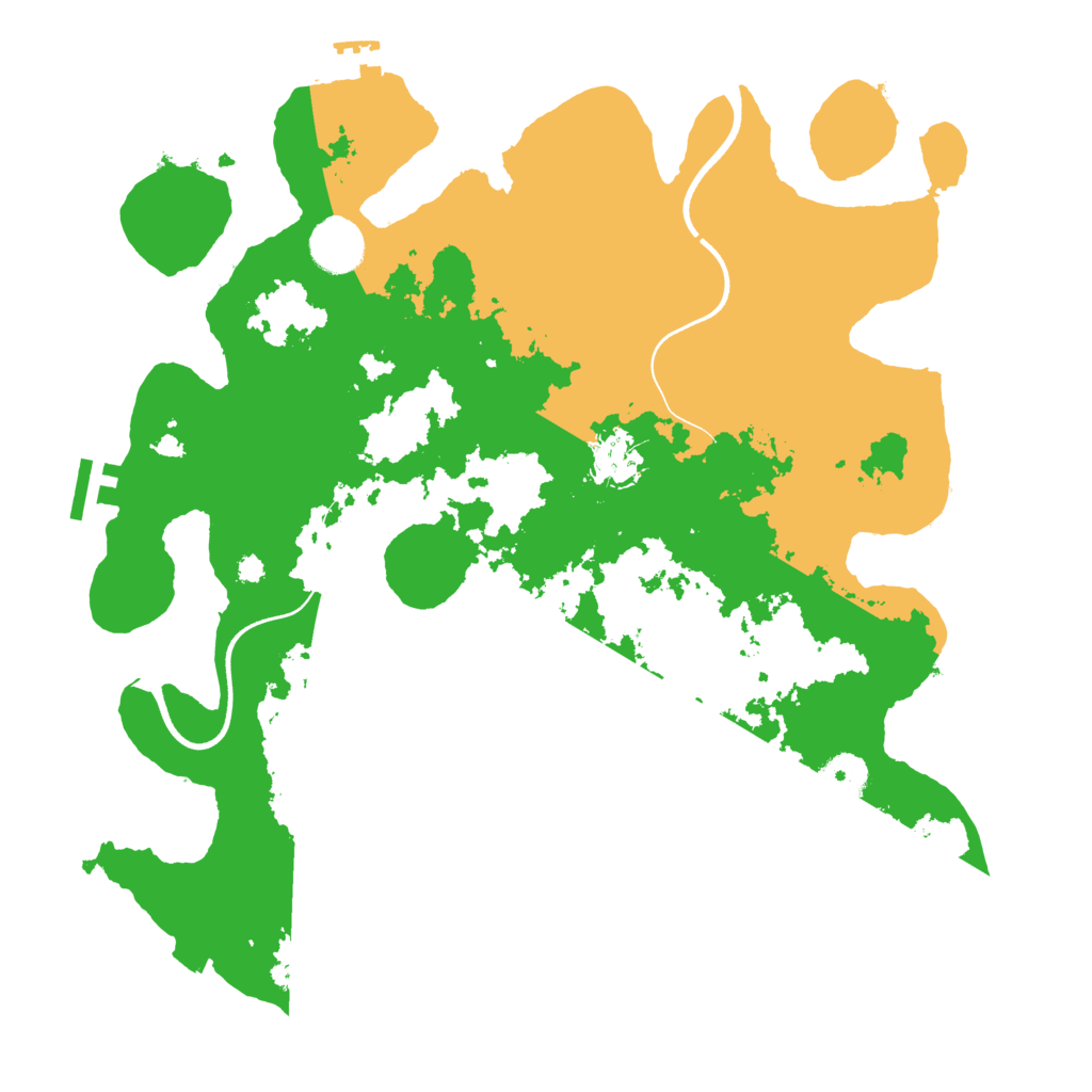 Biome Rust Map: Procedural Map, Size: 3600, Seed: 56881710