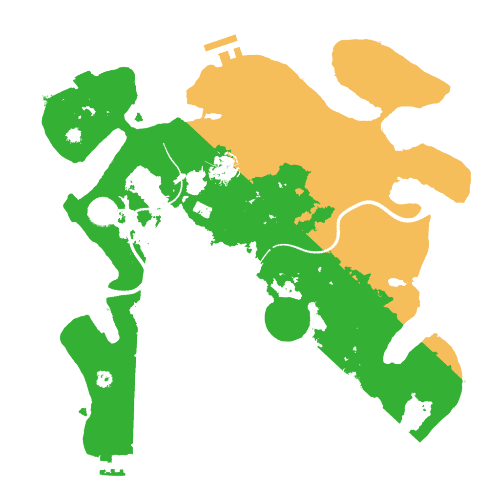 Biome Rust Map: Procedural Map, Size: 3000, Seed: 285817854