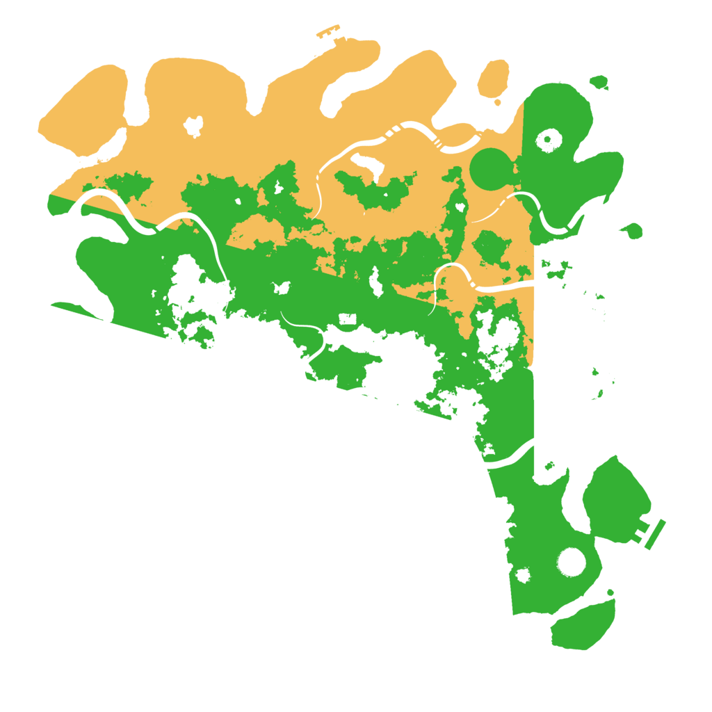 Biome Rust Map: Procedural Map, Size: 4400, Seed: 22606128