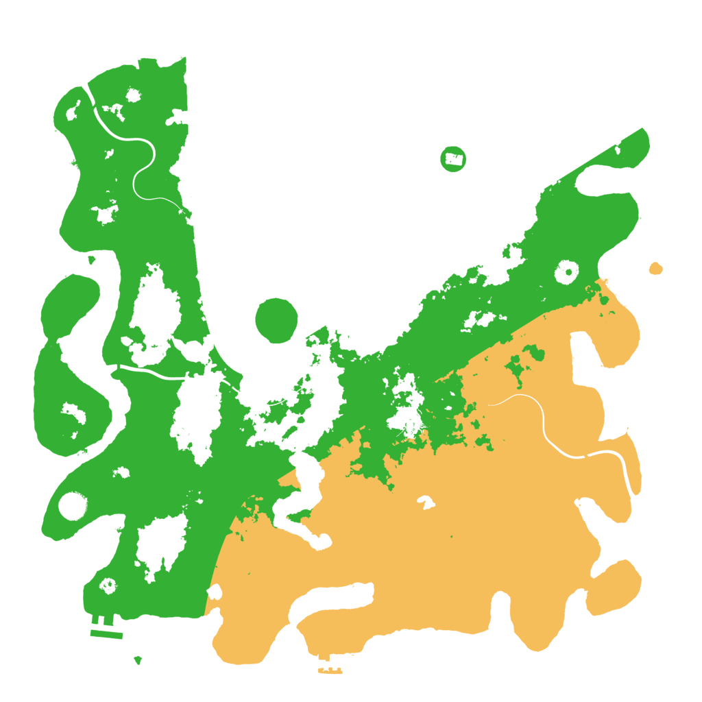 Biome Rust Map: Procedural Map, Size: 4400, Seed: 85280003