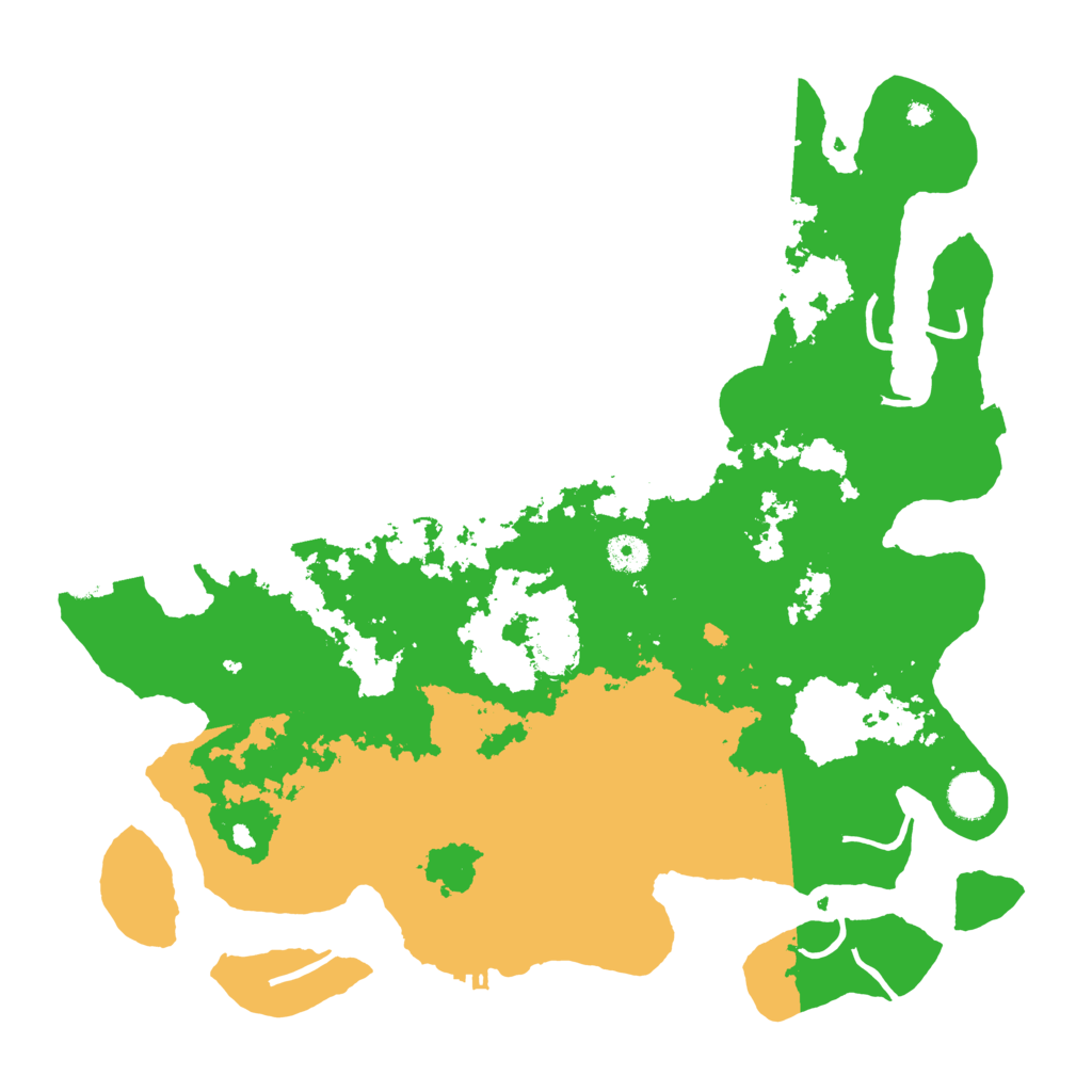 Biome Rust Map: Procedural Map, Size: 4100, Seed: 70545187