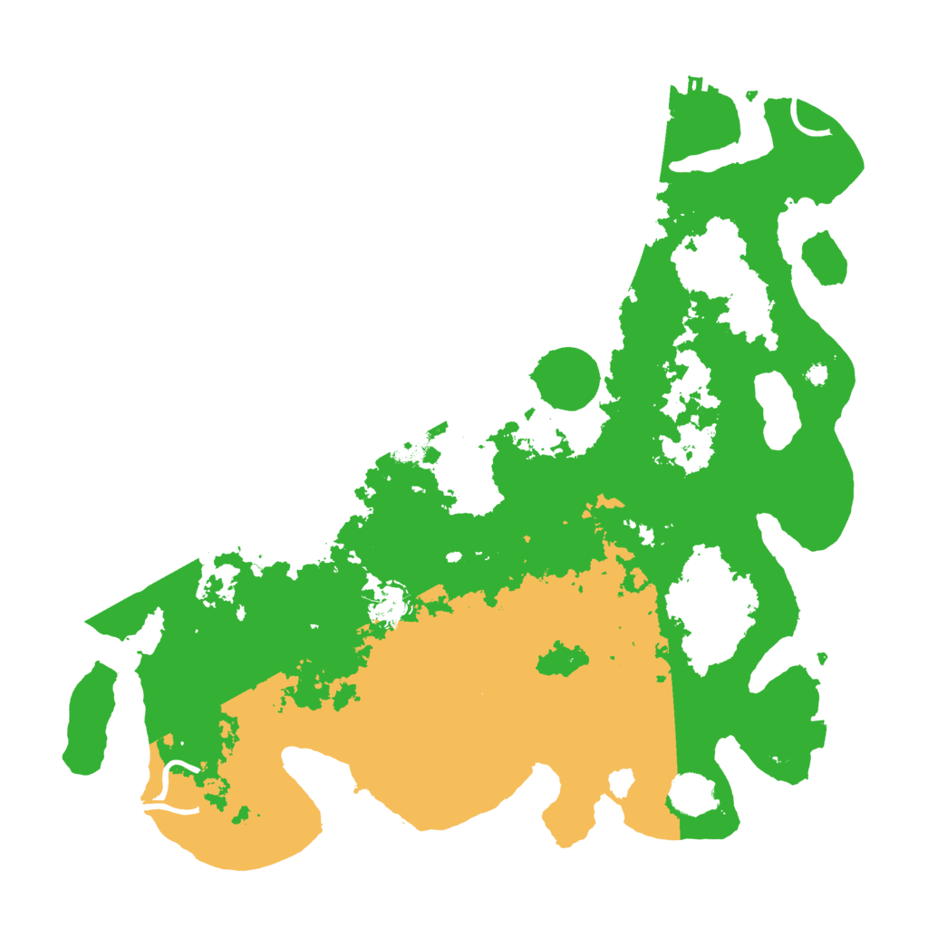 Biome Rust Map: Procedural Map, Size: 3900, Seed: 19713368