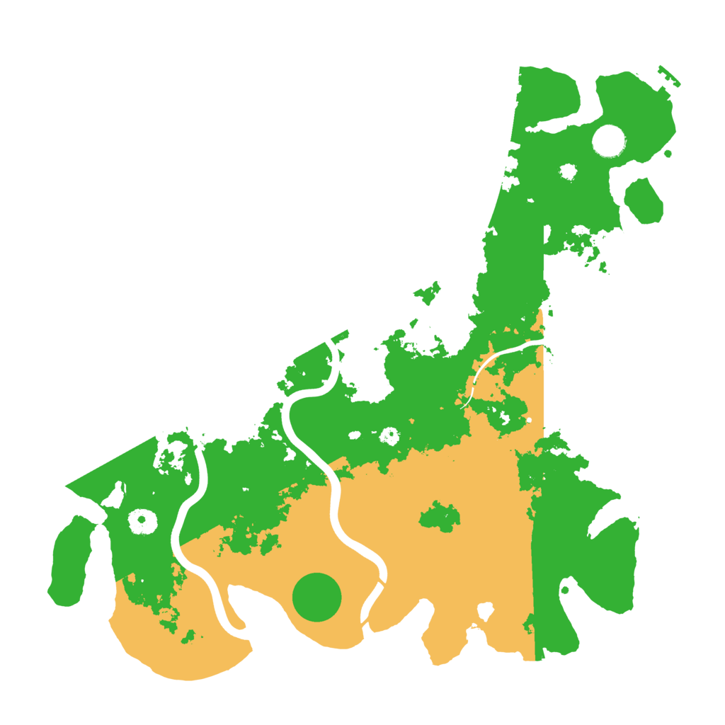 Biome Rust Map: Procedural Map, Size: 3900, Seed: 19713368