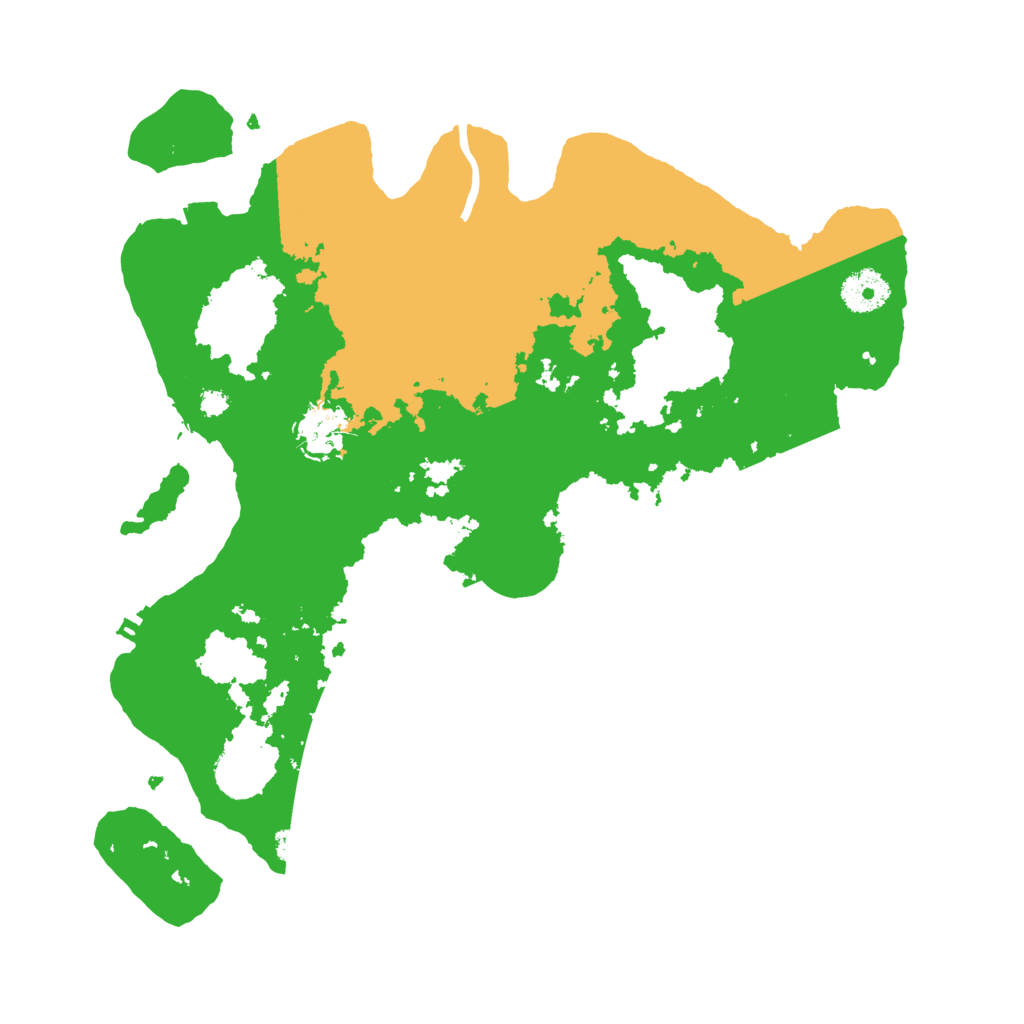 Biome Rust Map: Procedural Map, Size: 3450, Seed: 9674764