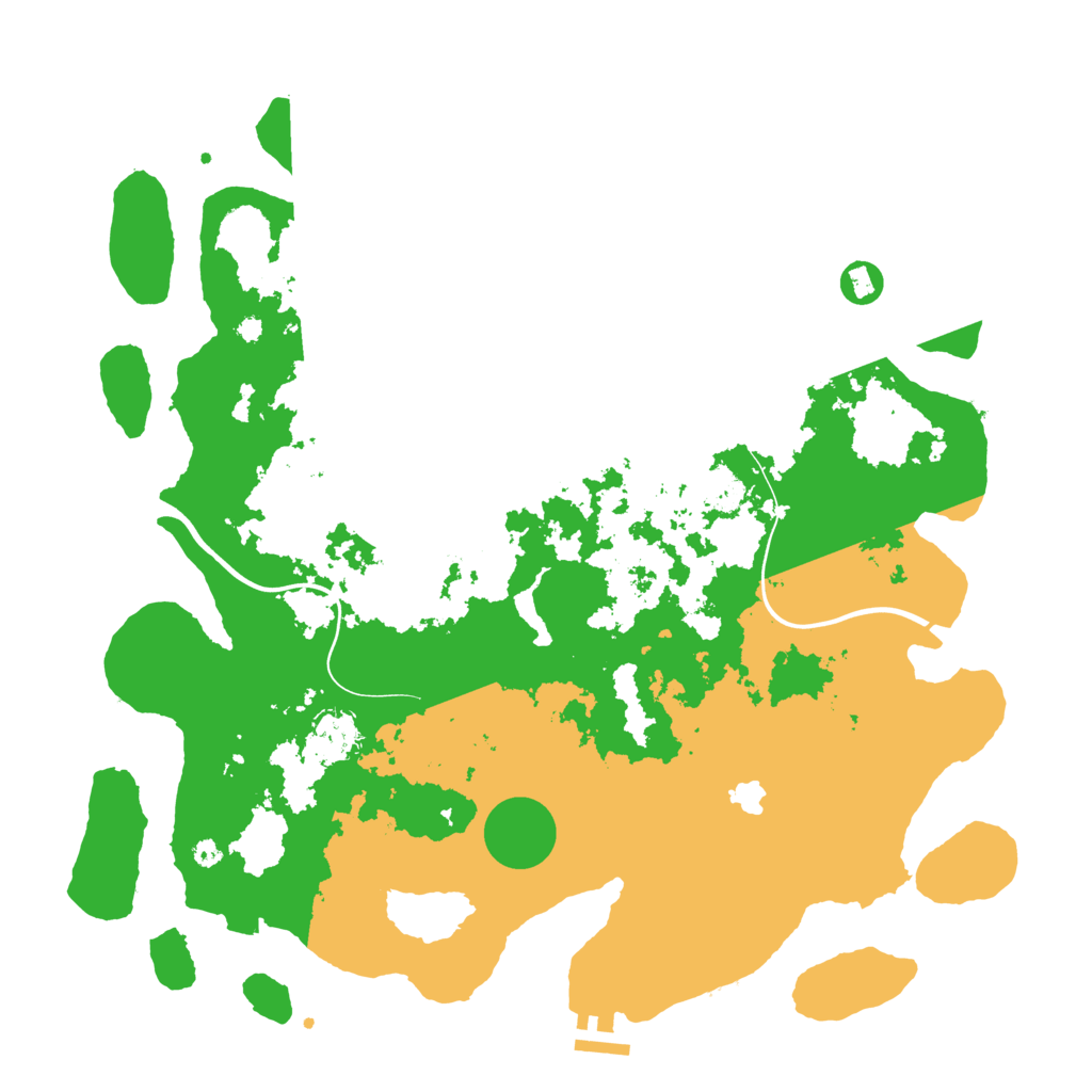 Biome Rust Map: Procedural Map, Size: 4000, Seed: 46661173