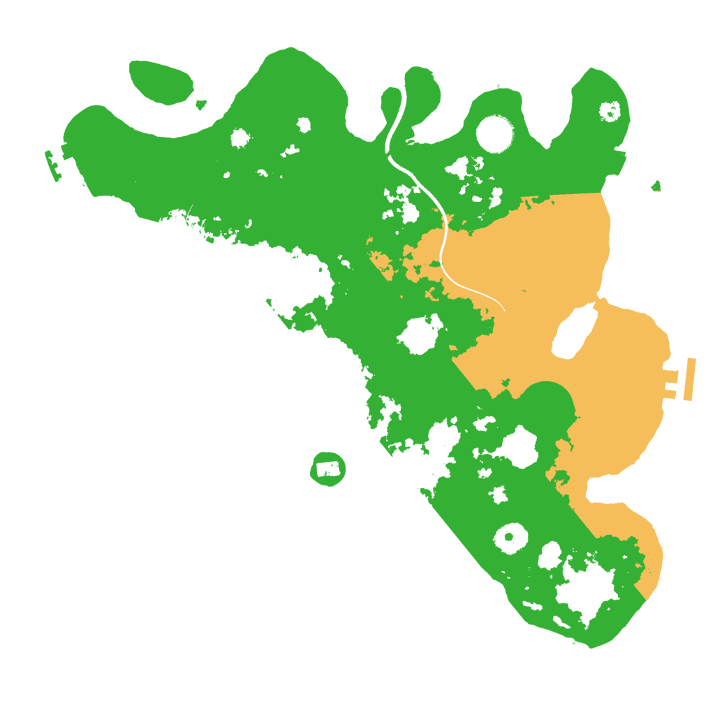 Biome Rust Map: Procedural Map, Size: 3400, Seed: 57843358