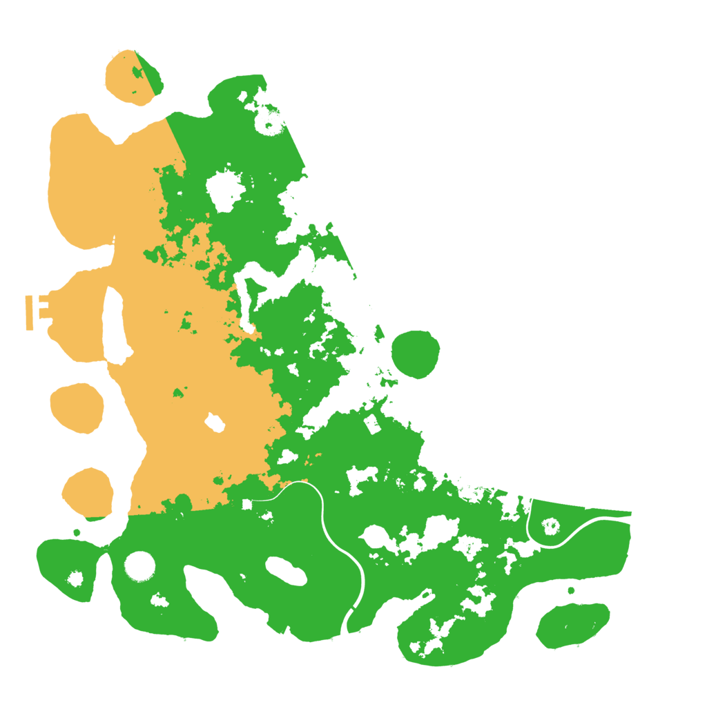Biome Rust Map: Procedural Map, Size: 4100, Seed: 7531213