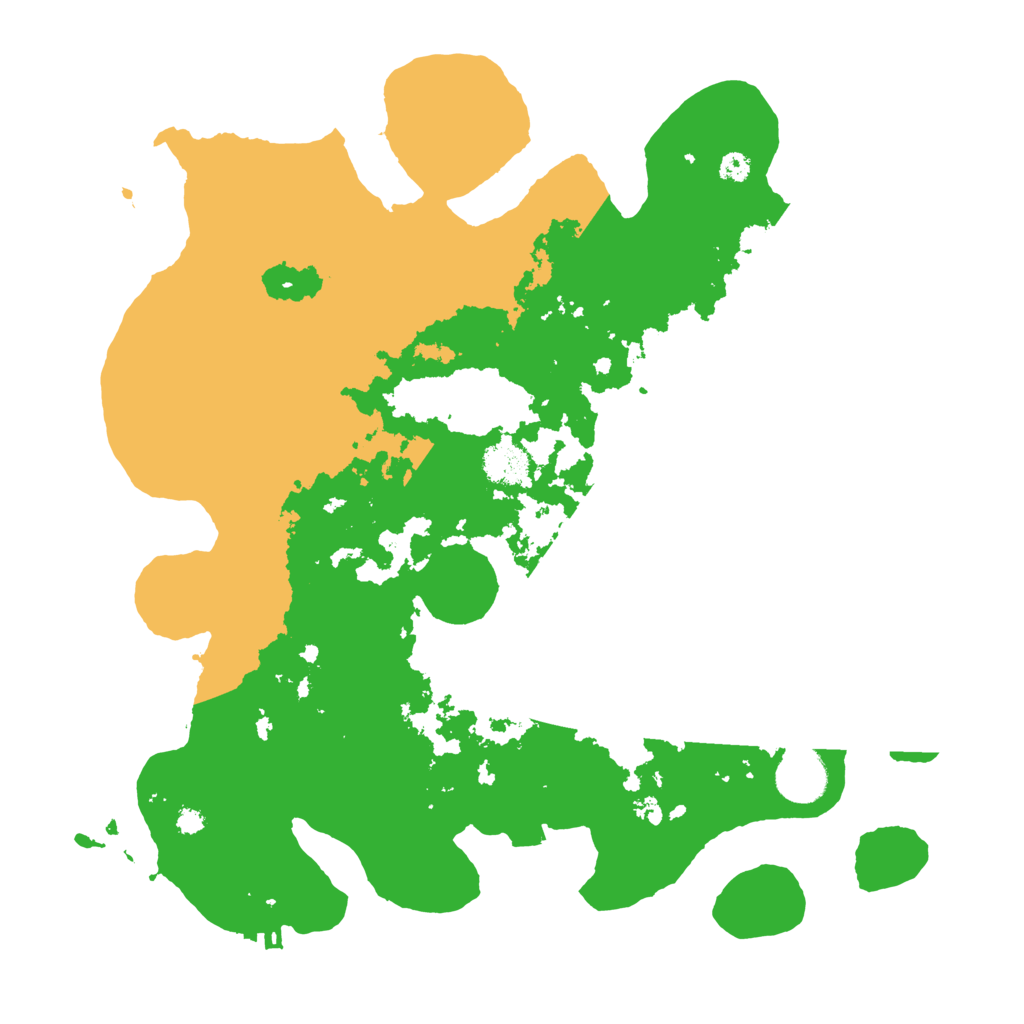 Biome Rust Map: Procedural Map, Size: 3500, Seed: 498096055