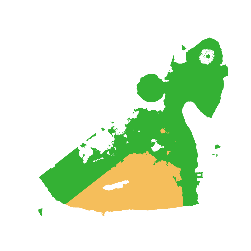 Biome Rust Map: Procedural Map, Size: 2500, Seed: 1480839967