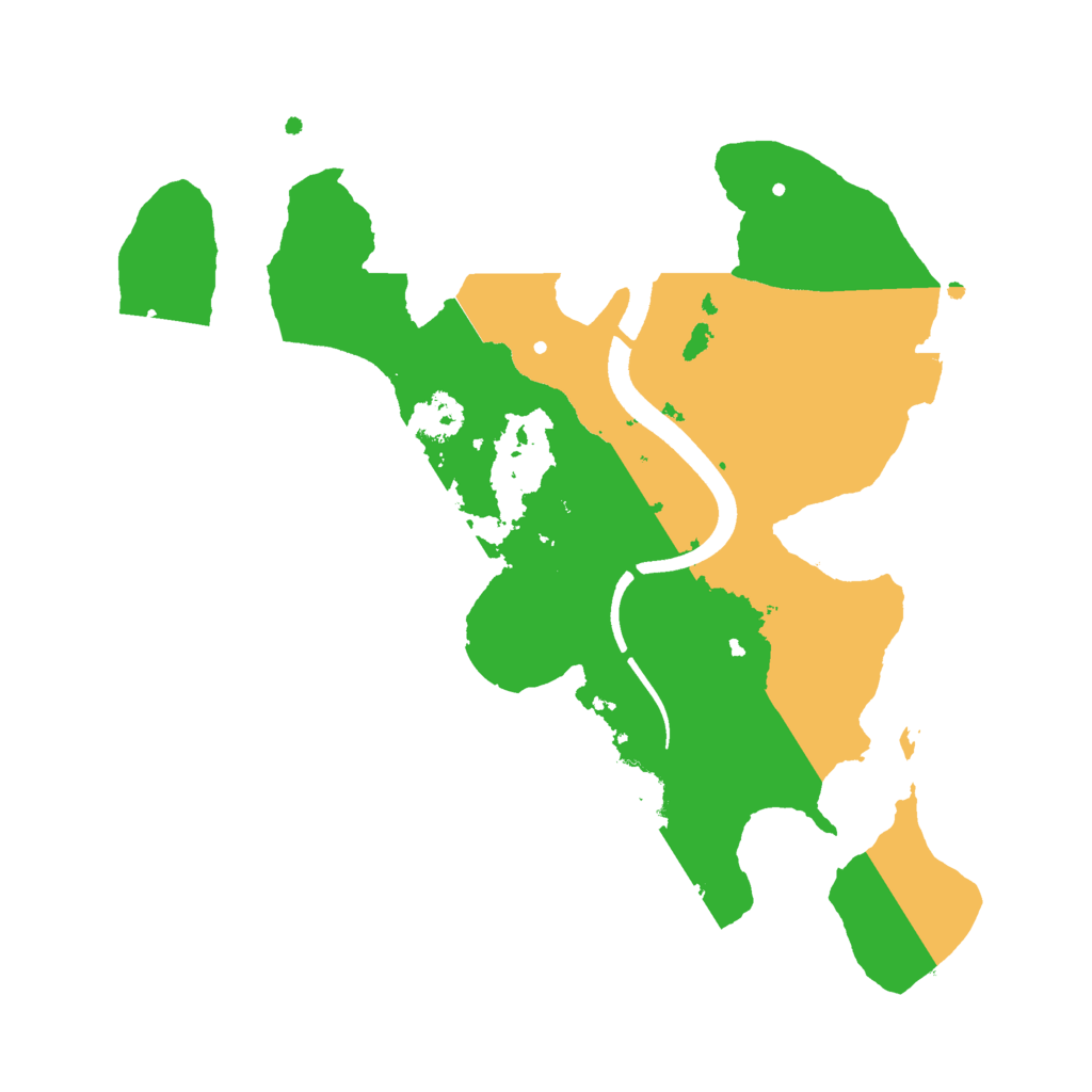 Biome Rust Map: Procedural Map, Size: 2500, Seed: 906