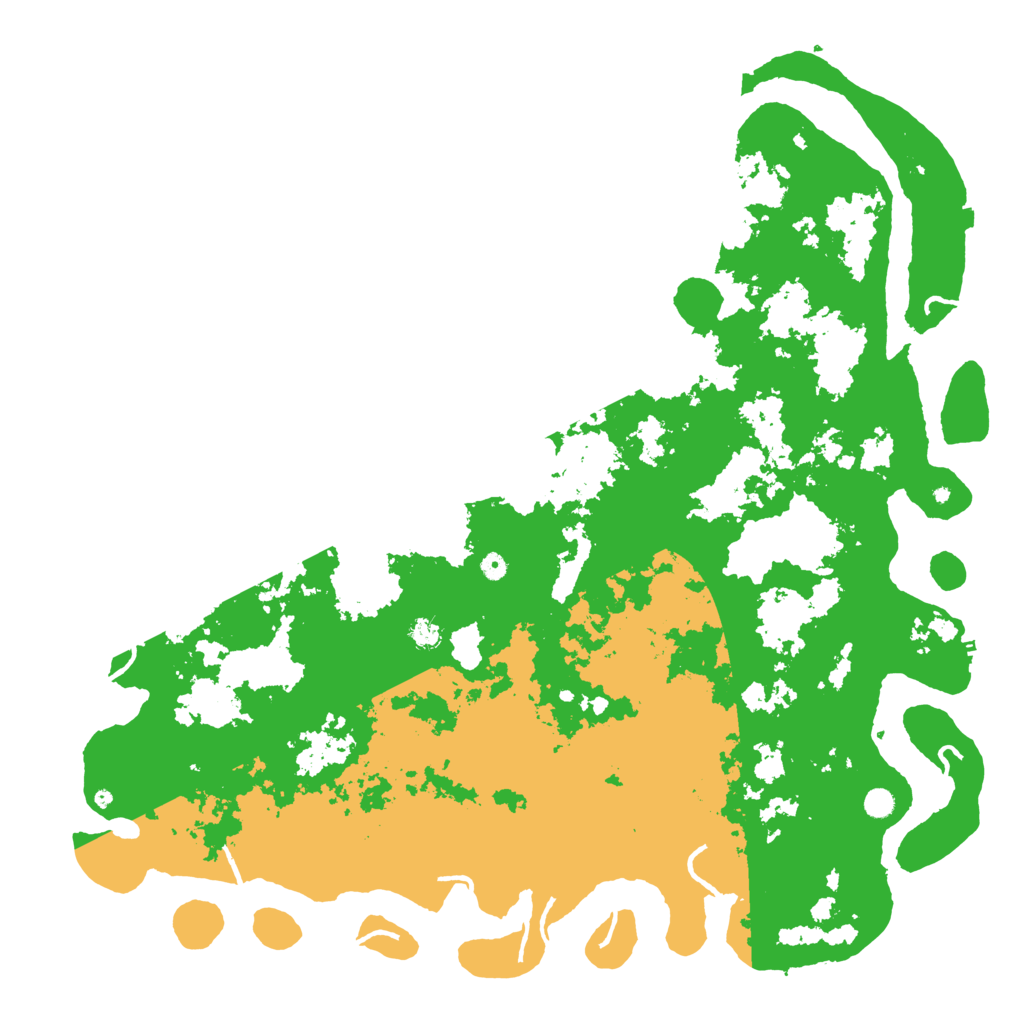 Biome Rust Map: Procedural Map, Size: 6000, Seed: 689538288