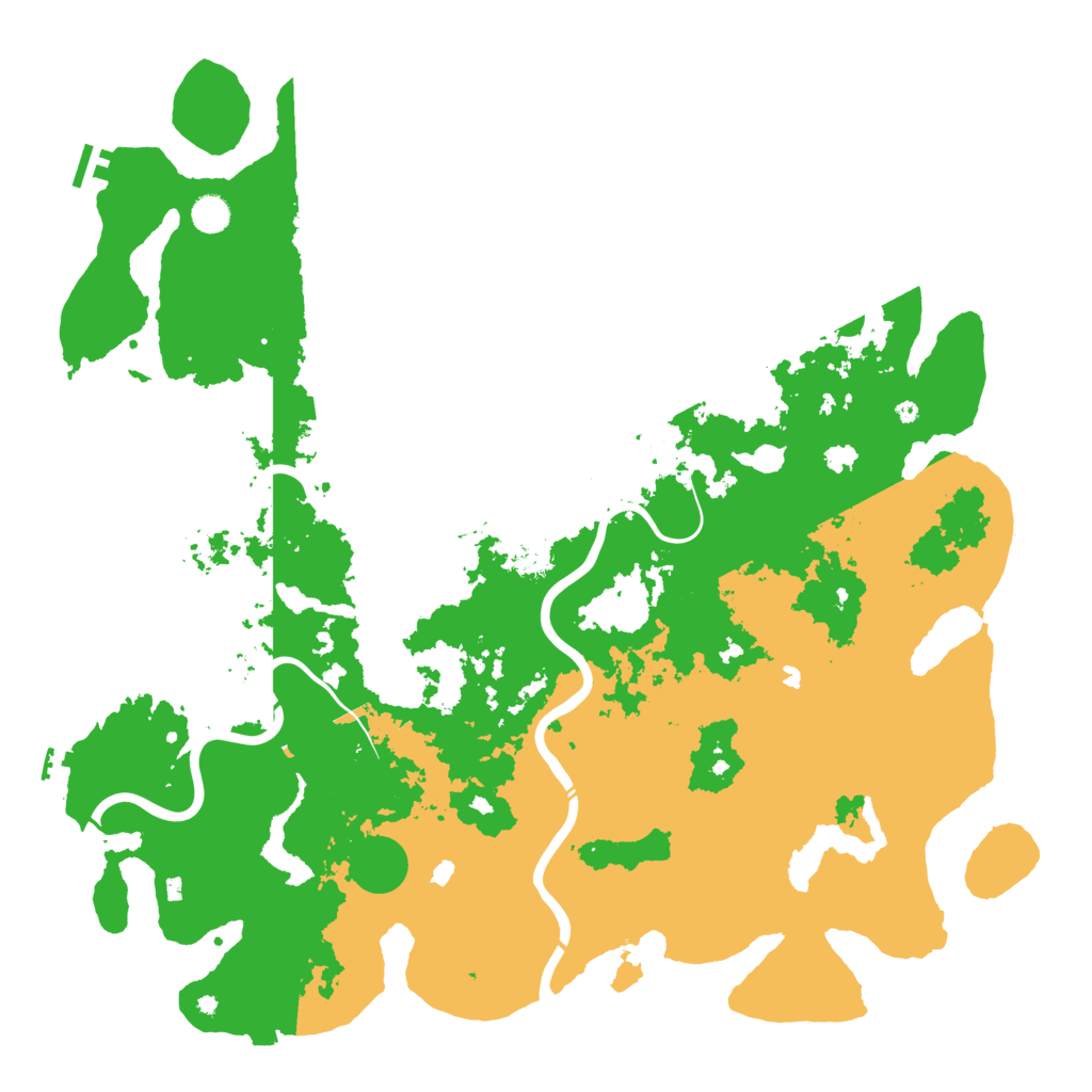 Biome Rust Map: Procedural Map, Size: 5000, Seed: 11041974