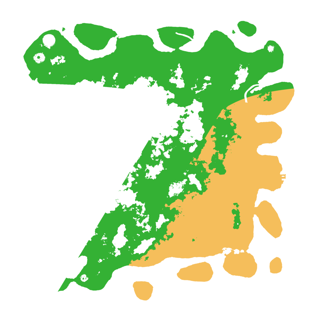 Biome Rust Map: Procedural Map, Size: 4400, Seed: 91099713