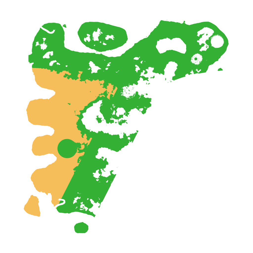 Biome Rust Map: Procedural Map, Size: 3500, Seed: 38021811