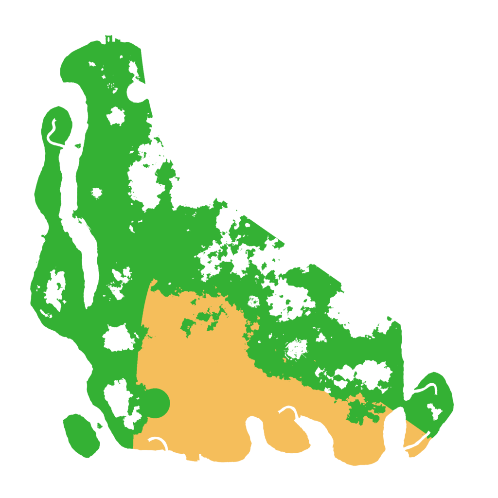 Biome Rust Map: Procedural Map, Size: 4400, Seed: 56690987