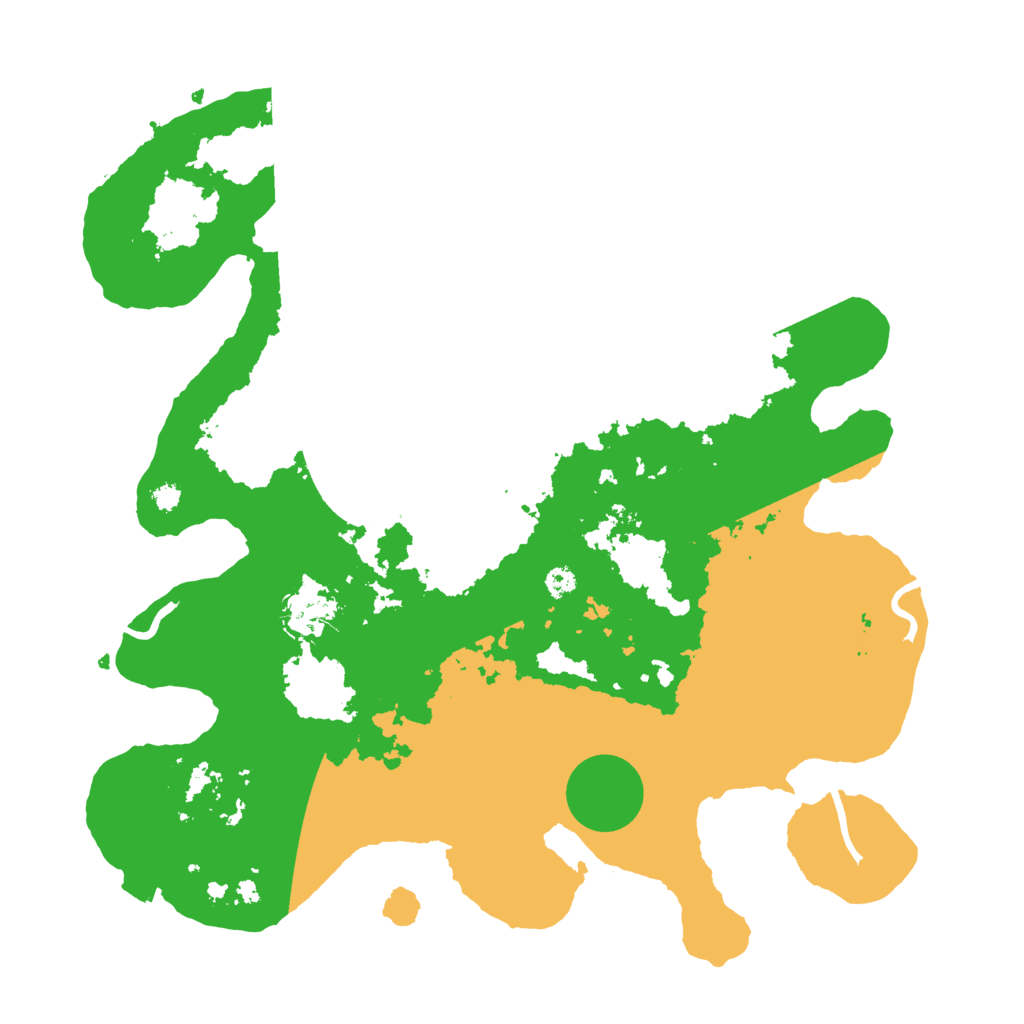 Biome Rust Map: Procedural Map, Size: 3500, Seed: 2048830850