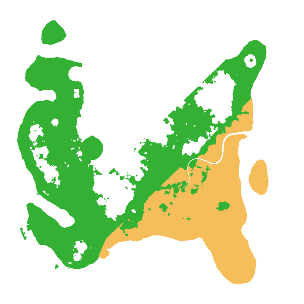 Biome Rust Map: Procedural Map, Size: 3650, Seed: 55321468