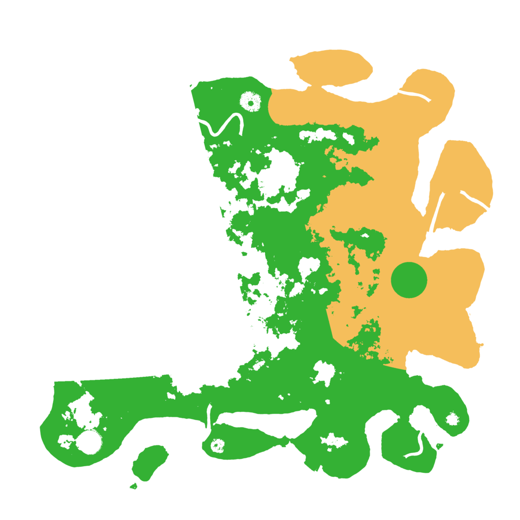 Biome Rust Map: Procedural Map, Size: 3800, Seed: 23044016