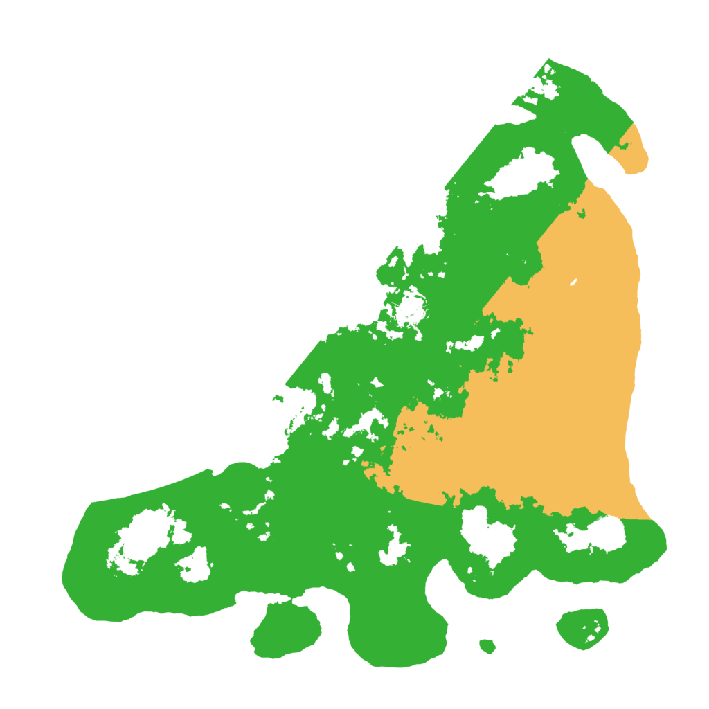 Biome Rust Map: Barren, Size: 3950, Seed: 84177913