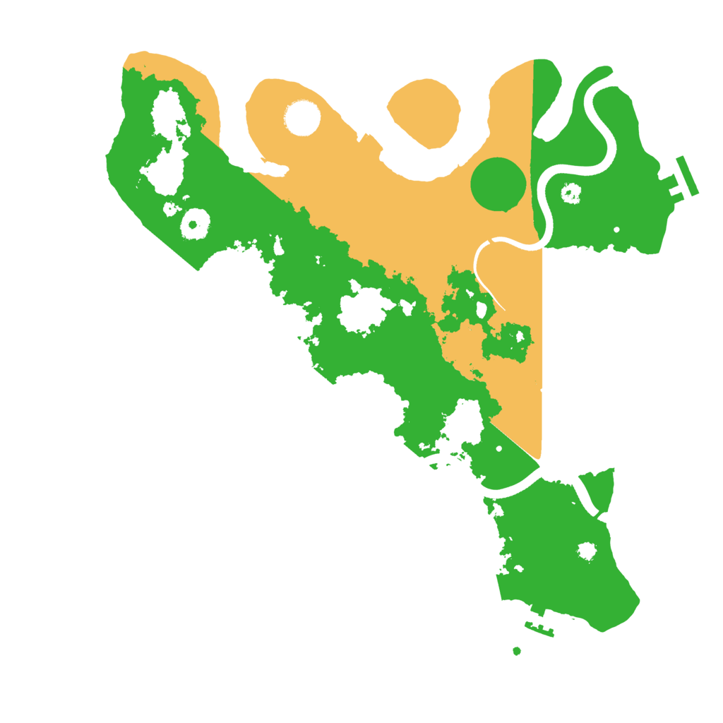 Biome Rust Map: Procedural Map, Size: 3550, Seed: 86020506