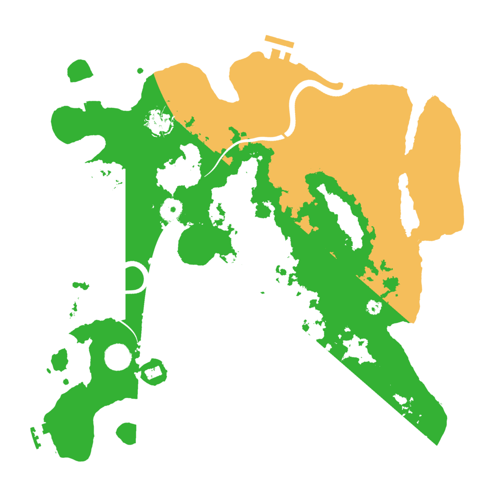 Biome Rust Map: Procedural Map, Size: 3450, Seed: 14299528